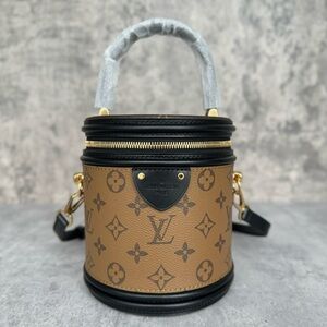 Louis Vuitton Brown Monogram Mini Cylinder Bag
